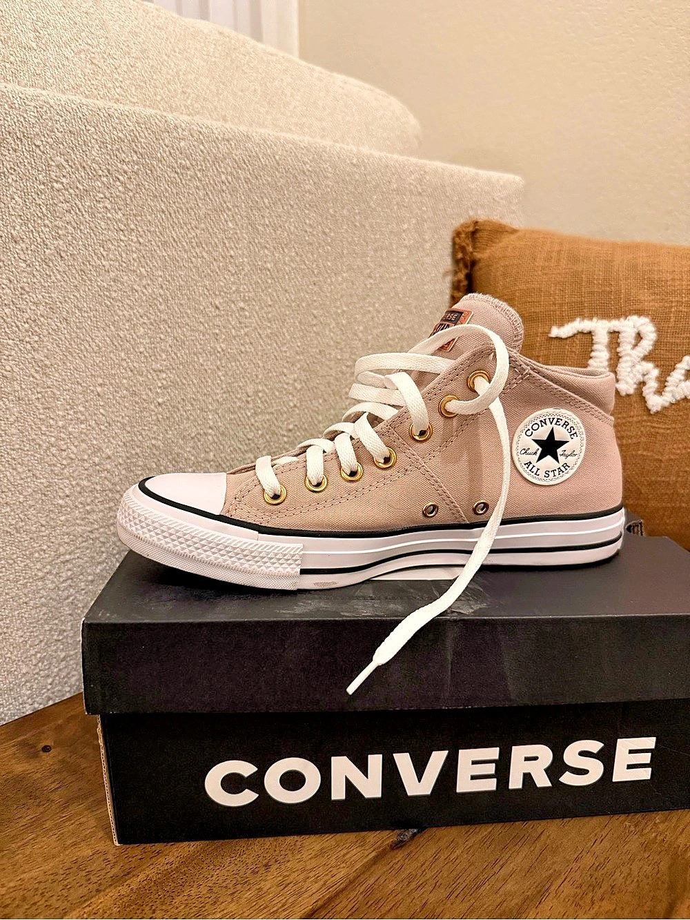 Converse Madison Mid Stone Mauve Copper High Top Sneakers Women’s 9